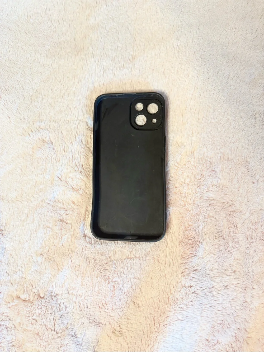 SHEIN Scream Black Slim Silicone Phone Case